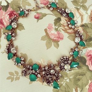 Erickson Beamon “emerald wedding” necklace